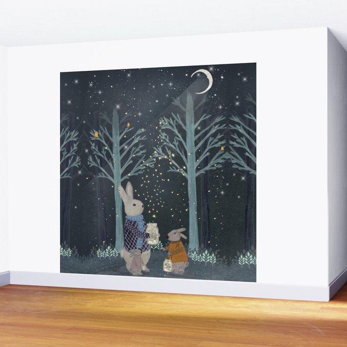 catching fireflies Wall Mural Gallery Image 2