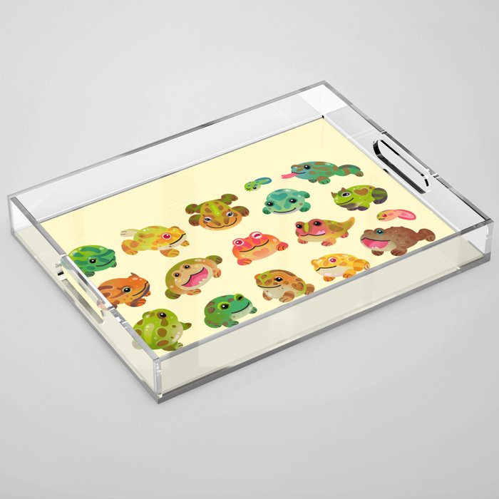 Horned frog - bright Acrylic Tray Gallery Image 1