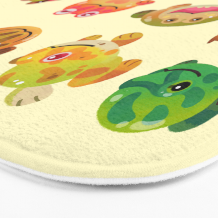 Horned frog - bright Bath Mat Gallery Image 3