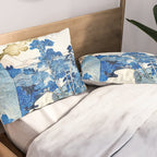 An Evening View of Fuji (Fuji no Yukei) by Utagawa Kuniyoshi  Pillow Sham Gallery Image 2