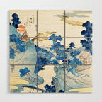 An Evening View of Fuji (Fuji no Yukei) by Utagawa Kuniyoshi  Wood Wall Art Gallery Image 1
