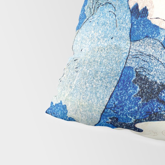 An Evening View of Fuji (Fuji no Yukei) by Utagawa Kuniyoshi  Pillow Sham Gallery Image 4