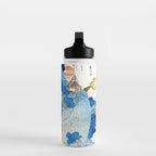 An Evening View of Fuji (Fuji no Yukei) by Utagawa Kuniyoshi  Water Bottle Gallery Image 3