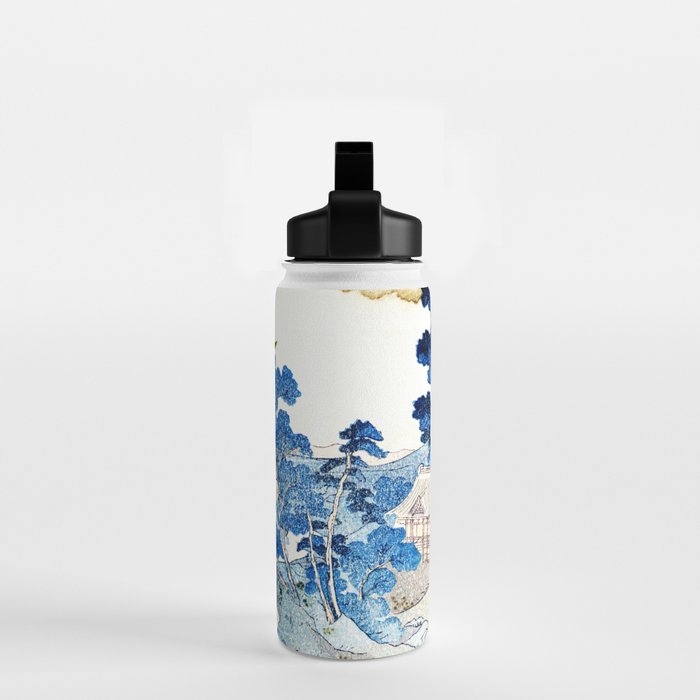 An Evening View of Fuji (Fuji no Yukei) by Utagawa Kuniyoshi  Water Bottle Gallery Image 2