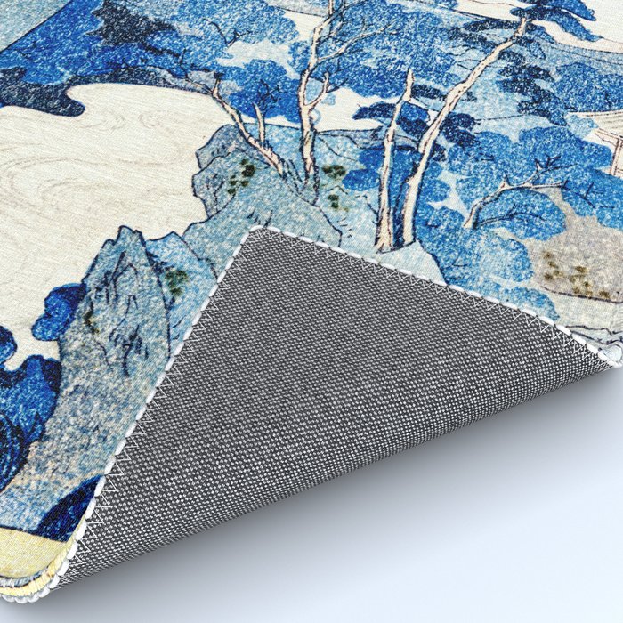 An Evening View of Fuji (Fuji no Yukei) by Utagawa Kuniyoshi  Rug Gallery Image 4