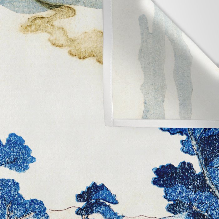 An Evening View of Fuji (Fuji no Yukei) by Utagawa Kuniyoshi  Wall Tapestry Gallery Image 3