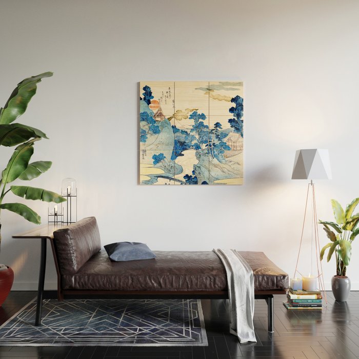An Evening View of Fuji (Fuji no Yukei) by Utagawa Kuniyoshi  Wood Wall Art Gallery Image 2
