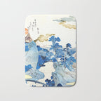 An Evening View of Fuji (Fuji no Yukei) by Utagawa Kuniyoshi  Bath Mat Gallery Image 1