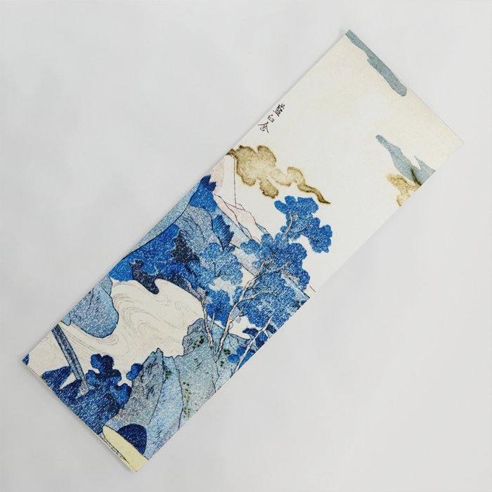 An Evening View of Fuji (Fuji no Yukei) by Utagawa Kuniyoshi  Yoga Mat Gallery Image 1