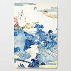 An Evening View of Fuji (Fuji no Yukei) by Utagawa Kuniyoshi  Cutting Board Gallery Image 1