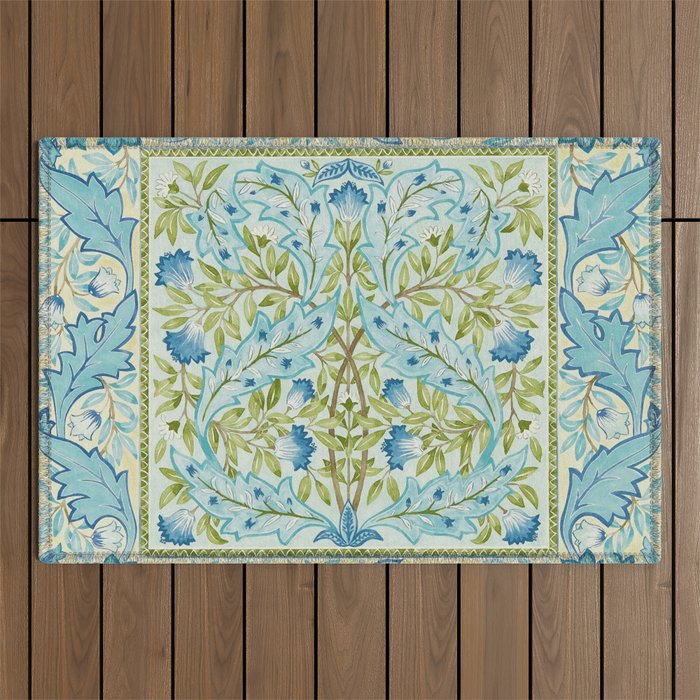 William Morris "Wilhelmina" Outdoor Rug Gallery Image 1