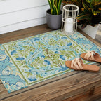 William Morris "Wilhelmina" Outdoor Rug Gallery Image 2