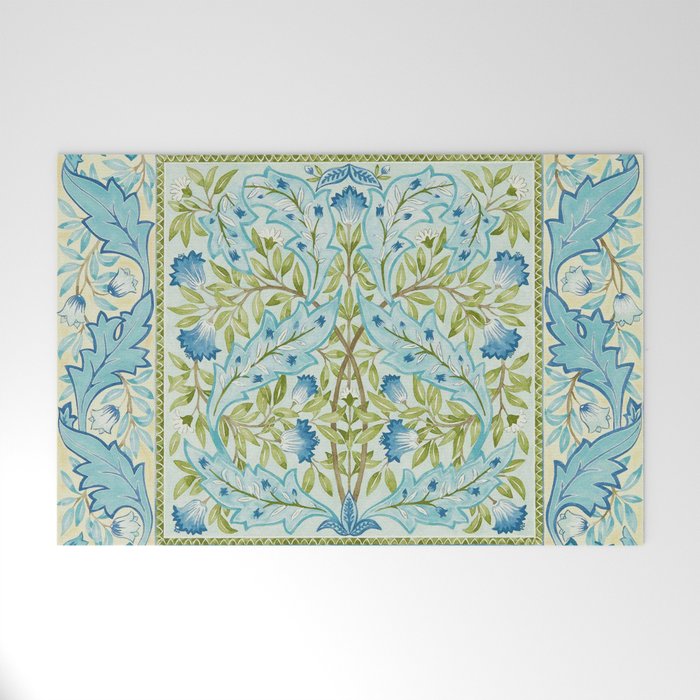 William Morris "Wilhelmina" Welcome Mat Gallery Image 1