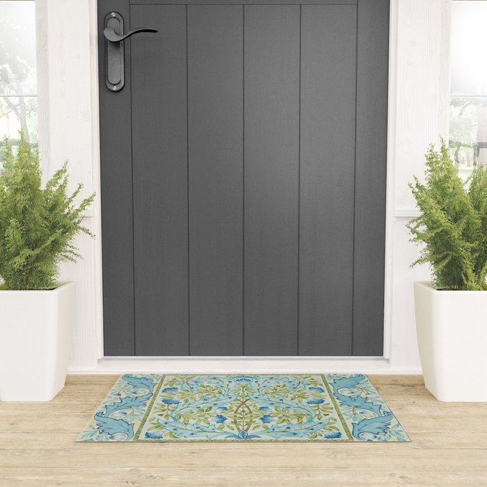 William Morris "Wilhelmina" Welcome Mat Gallery Image 3