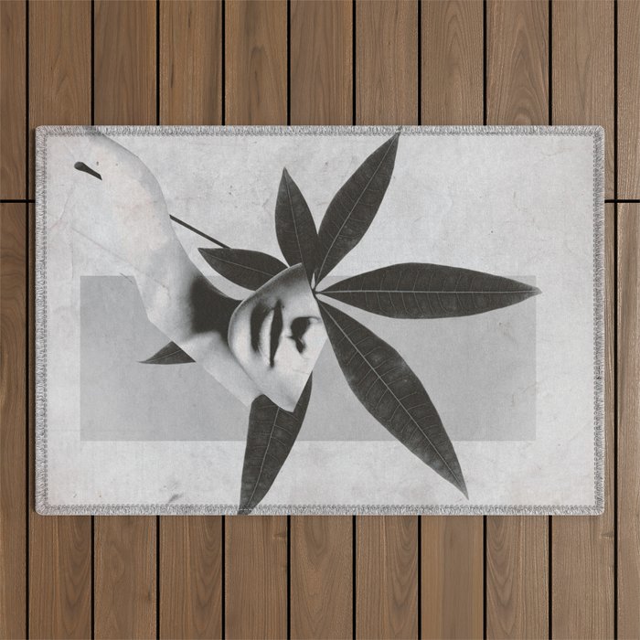 collage art / calmness  2 Outdoor Rug Gallery Image 1