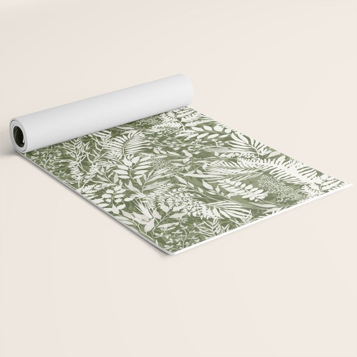 Leafy autumn forest GW Yoga Mat Gallery Image 2