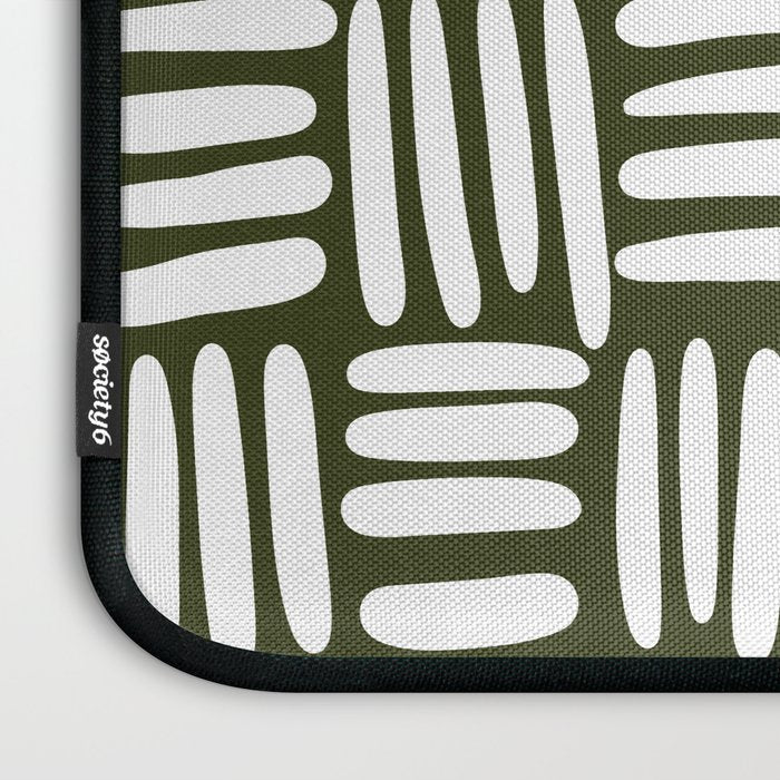 Boho (Olive Green) Laptop Sleeve Gallery Image 3