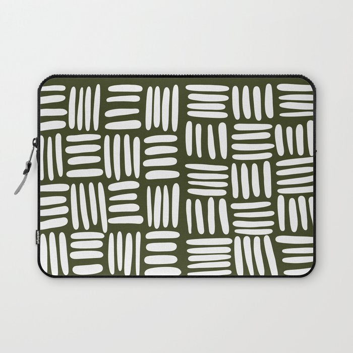 Boho (Olive Green) Laptop Sleeve Gallery Image 1