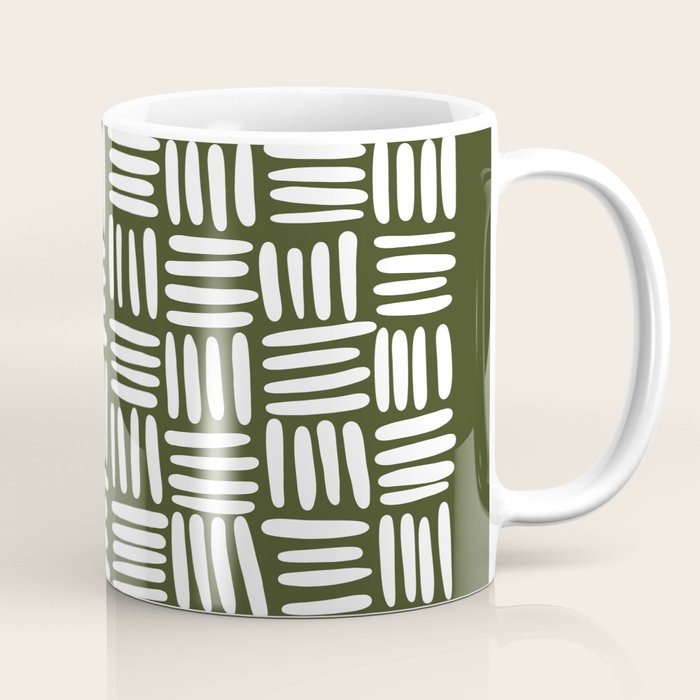 Boho (Olive Green) Coffee Mug Gallery Image 1