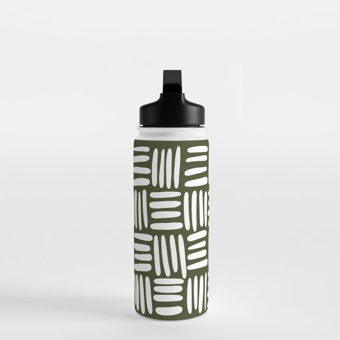 Boho (Olive Green) Water Bottle Gallery Image 3