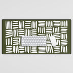 Boho (Olive Green) Desk Mat Gallery Image 1