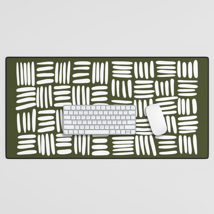 Boho (Olive Green) Desk Mat Gallery Image 1