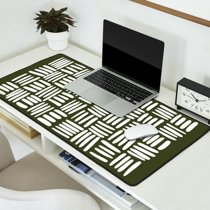 Boho (Olive Green) Desk Mat Gallery Image 2