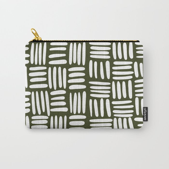 Boho (Olive Green) Carry All Pouch Gallery Image 1