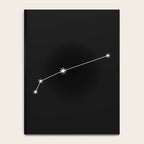 Aries Zodiac Star Constellation Line Art Black Notebook Gallery Image 4