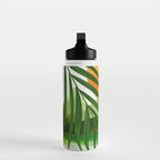 Abstract Art Tropical Leaves 140 Water Bottle Gallery Image 3