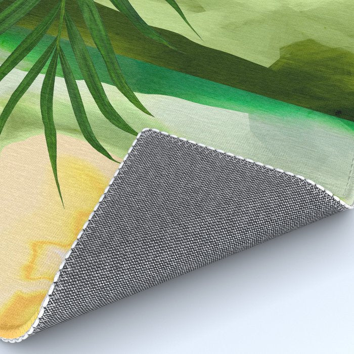 Abstract Art Tropical Leaves 140 Rug Gallery Image 4