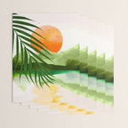 Abstract Art Tropical Leaves 140 Wrapping Paper Gallery Image 3