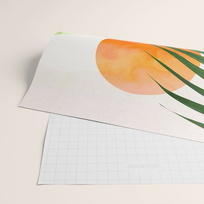 Abstract Art Tropical Leaves 140 Wrapping Paper Gallery Image 2