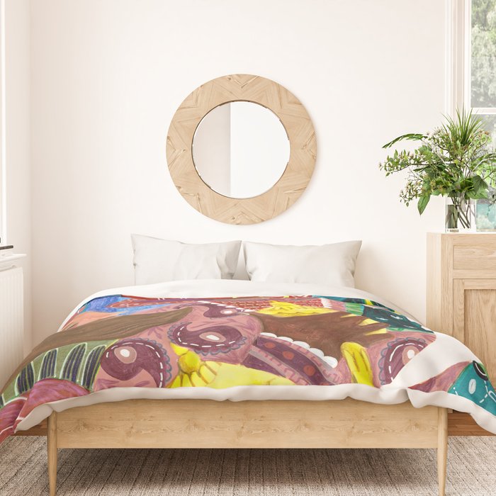 Christmas rejoice three wisemen kings star Duvet Cover Gallery Image 3