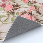 Flowers - Pastel Wildflowers and Pink Roses - Flat lay Florals Rug Gallery Image 4