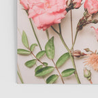 Flowers - Pastel Wildflowers and Pink Roses - Flat lay Florals Poster Gallery Image 3