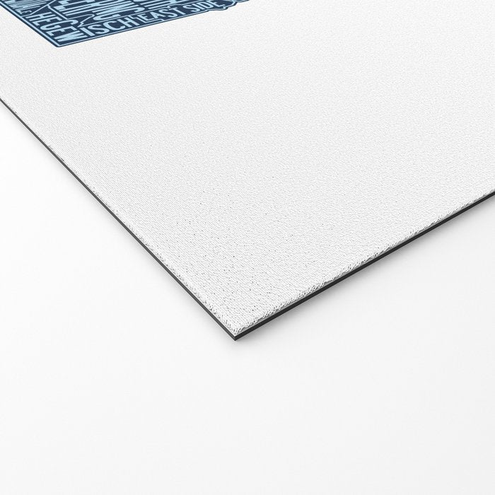 Chicago Neighborhood Map Welcome Mat Gallery Image 2