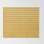 Classic Stripe (Yellow) Throw Blanket Gallery Image 2