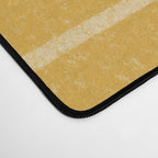 Classic Stripe (Yellow) Desk Mat Gallery Image 4