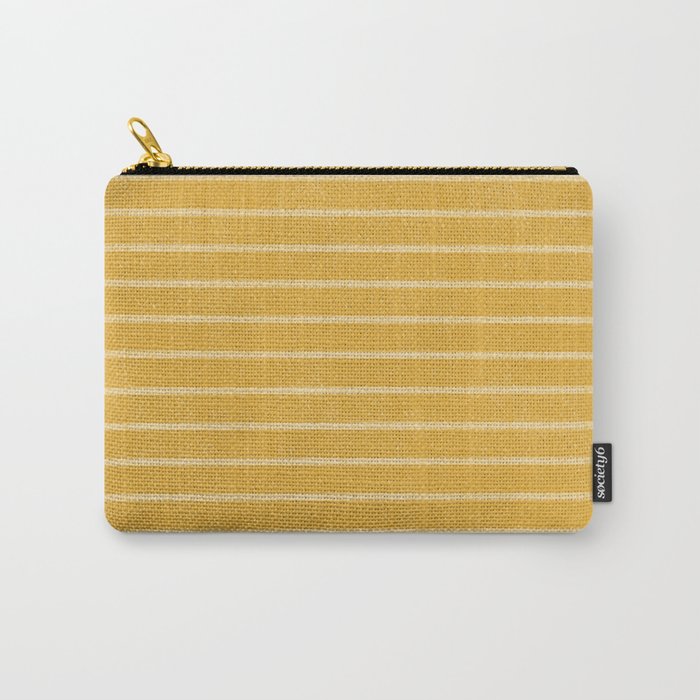 Classic Stripe (Yellow) Carry All Pouch Gallery Image 1