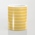 Classic Stripe (Yellow) Coffee Mug Gallery Image 4