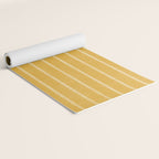 Classic Stripe (Yellow) Yoga Mat Gallery Image 2