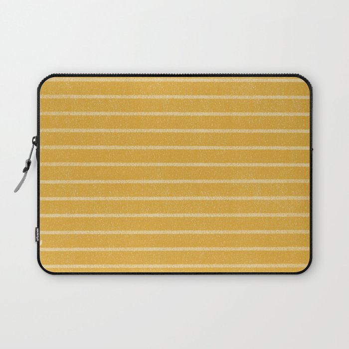 Classic Stripe (Yellow) Laptop Sleeve Gallery Image 1