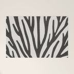 Linocut Tree #3 Welcome Mat Gallery Image 1