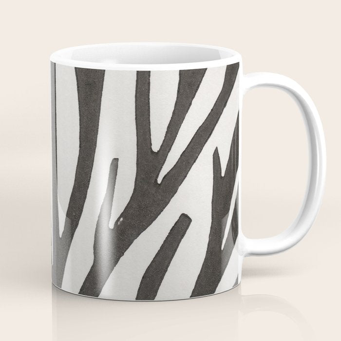 Linocut Tree #3 Coffee Mug Gallery Image 1