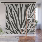 Linocut Tree #3 Wall Mural Gallery Image 1