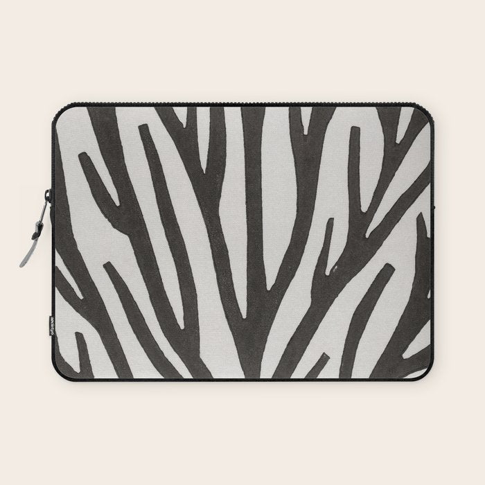 Linocut Tree #3 Laptop Sleeve Gallery Image 1