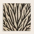 Linocut Tree #3 Wood Wall Art Gallery Image 1
