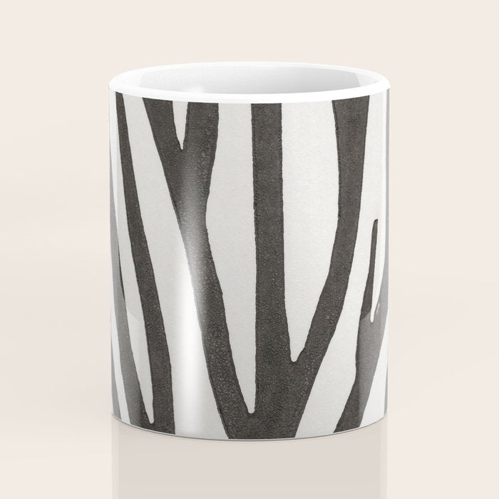 Linocut Tree #3 Coffee Mug Gallery Image 4