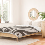 Linocut Tree #3 Duvet Cover Gallery Image 2